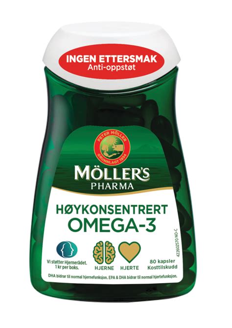 Möller's Pharma ingen ettersmak omega.